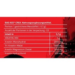 Bad Ass Nutrition Creatine